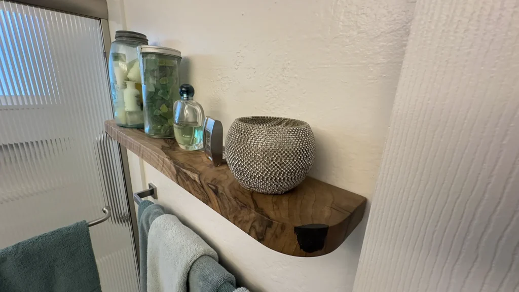 Elegant bathroom remodel featuring humidity-control fan system for comfort and energy savings in Fair Oaks, CA by Tenax Construction