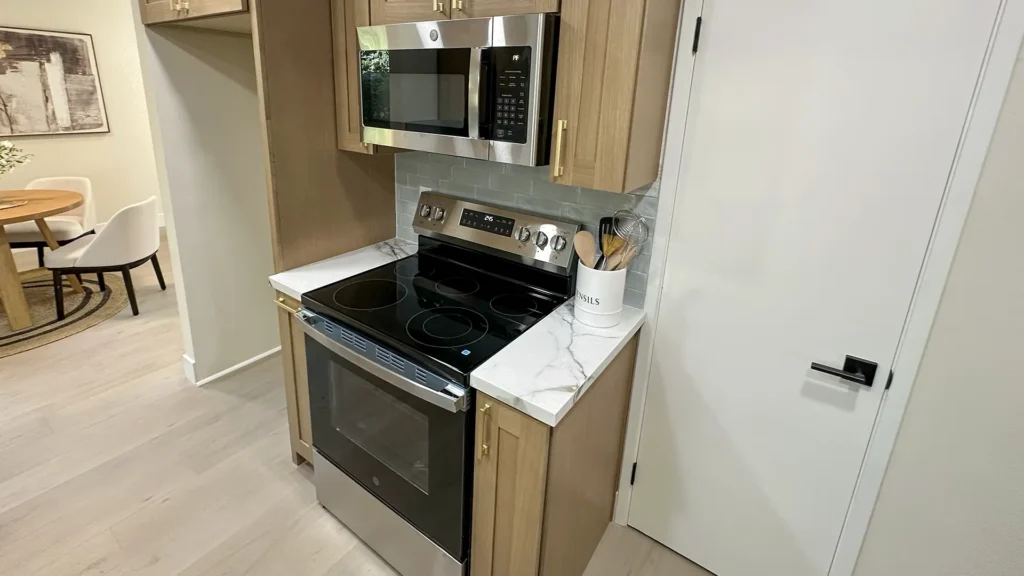 Kitchen remodel featuring undermount kitchen sink for a sleek and easy-to-clean edge in Fair Oaks, CA by Tenax Construction