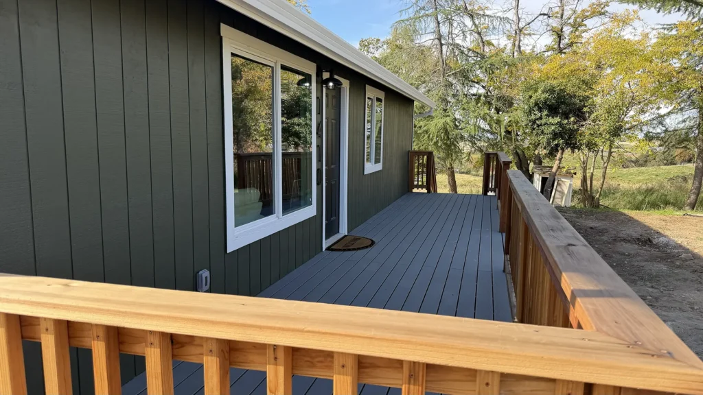 Complete home remodel featuring rough-in phase with plumbing electrical HVAC and framing completed to code in Lincoln, CA by Tenax Construction