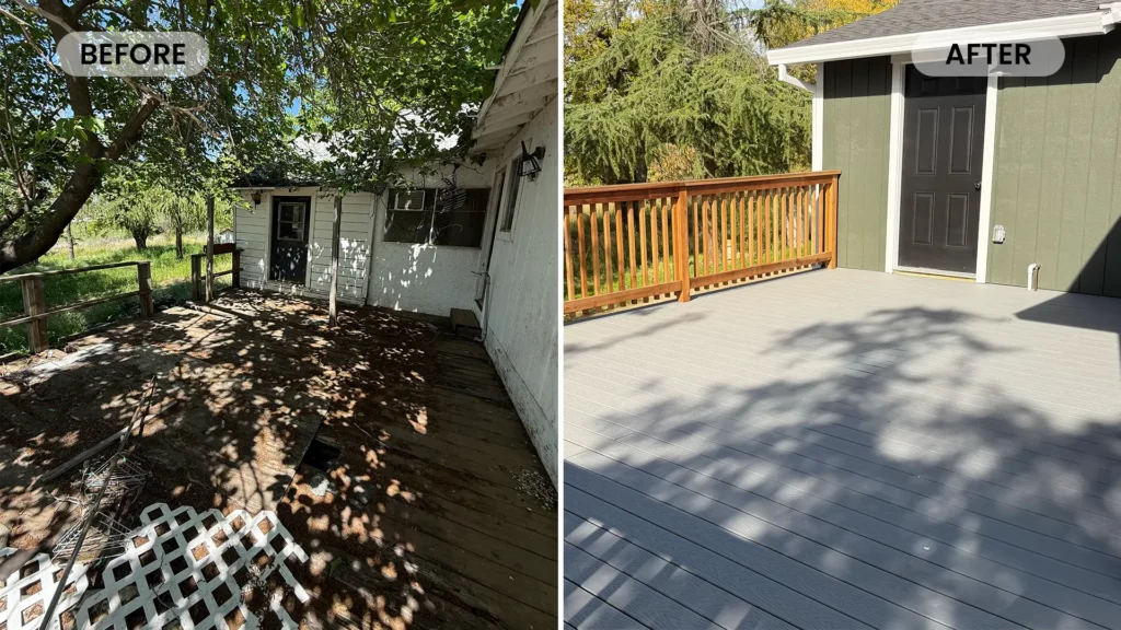 Complete home remodel featuring renovated bathrooms with quartz shower walls tile floors and modern fixtures in Lincoln, CA by Tenax Construction