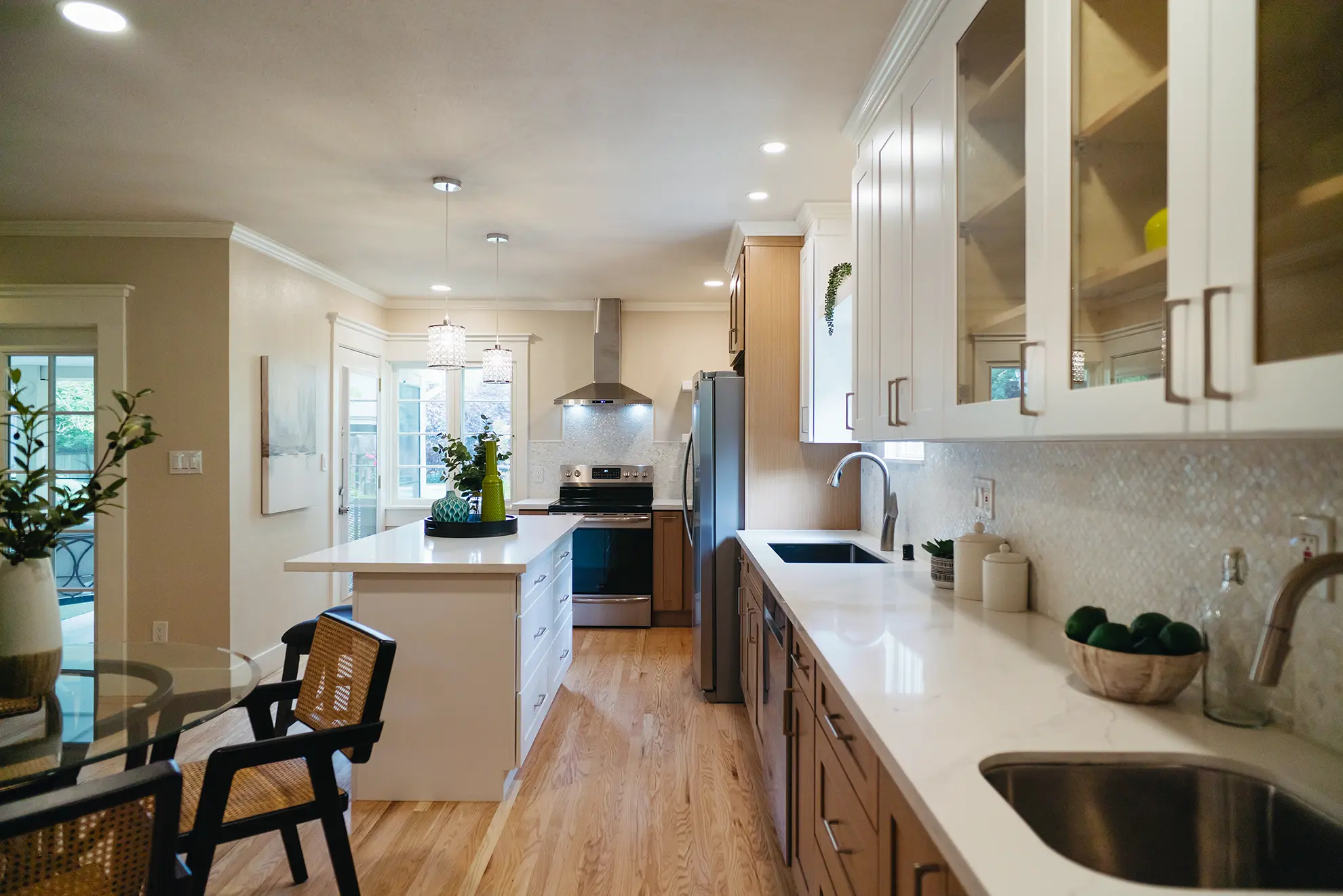 Contemporary Transitional Kitchen Remodel in Sacramento, CA by Tenax Construction Inc. project photo 9