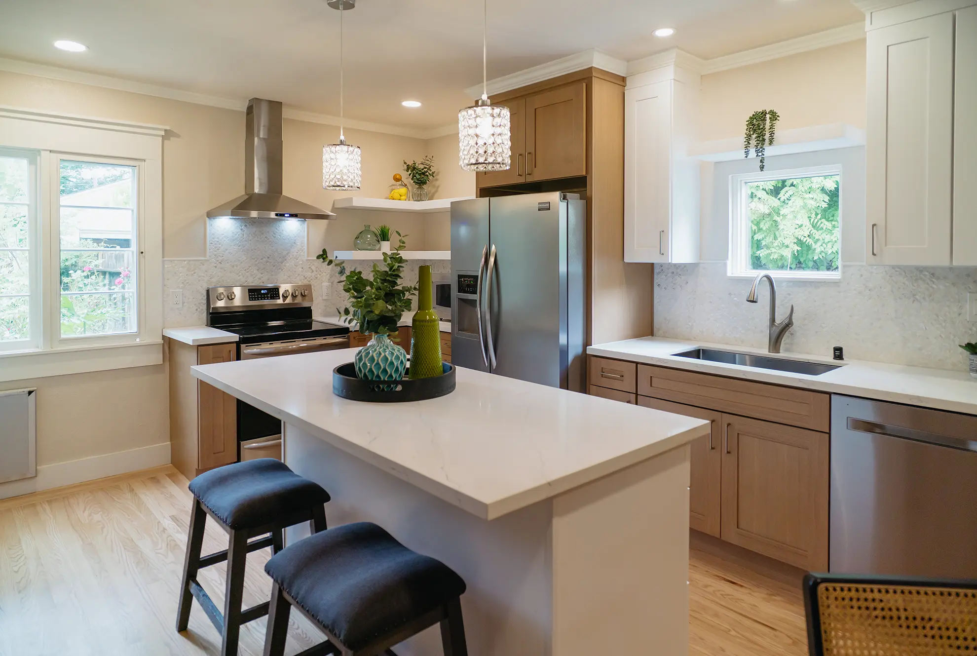 Contemporary Transitional Kitchen Remodel in Sacramento, CA by Tenax Construction Inc. project photo 4