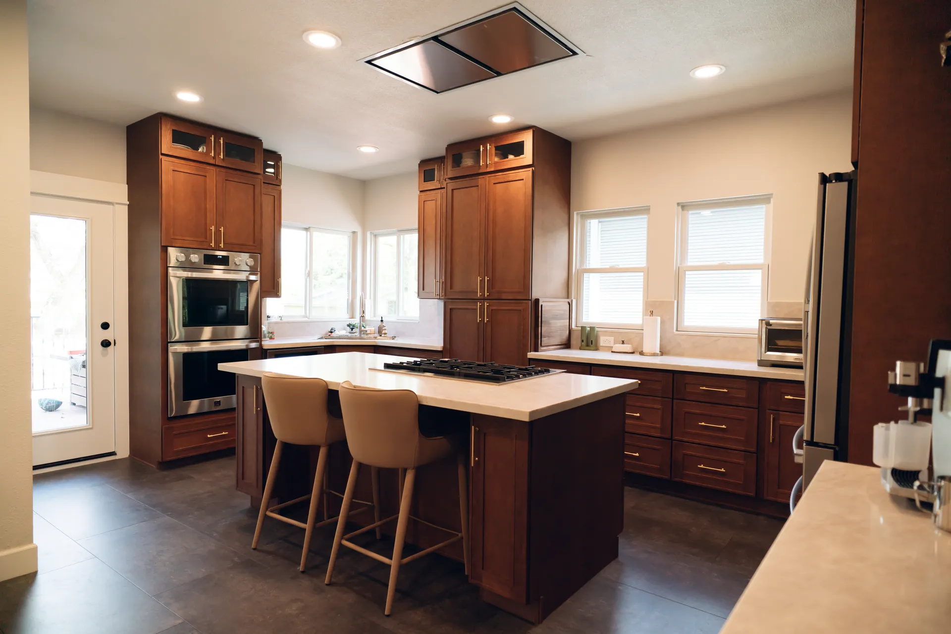Open Layout Kitchen Remodel in Sacramento, CA by Tenax Construction Inc. project photo